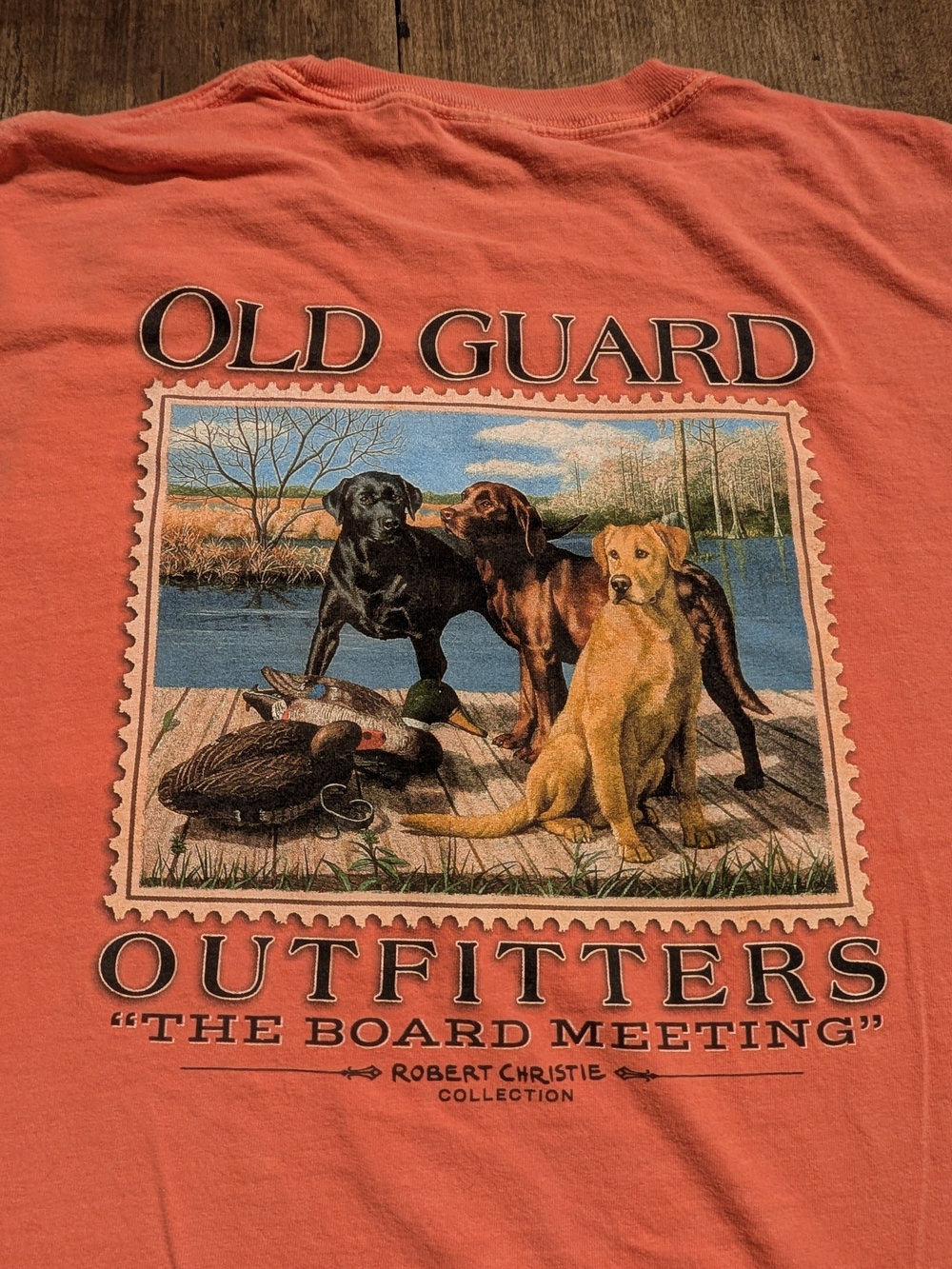 Coral 'The Board Meeting' Dog Graphic Tee